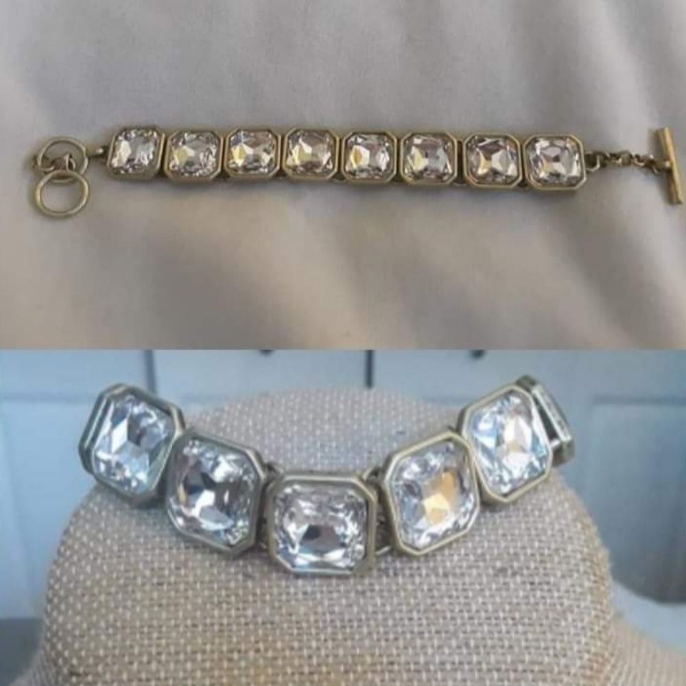 Chloe + Isabel Retro Glam Square-Cut Bracelet